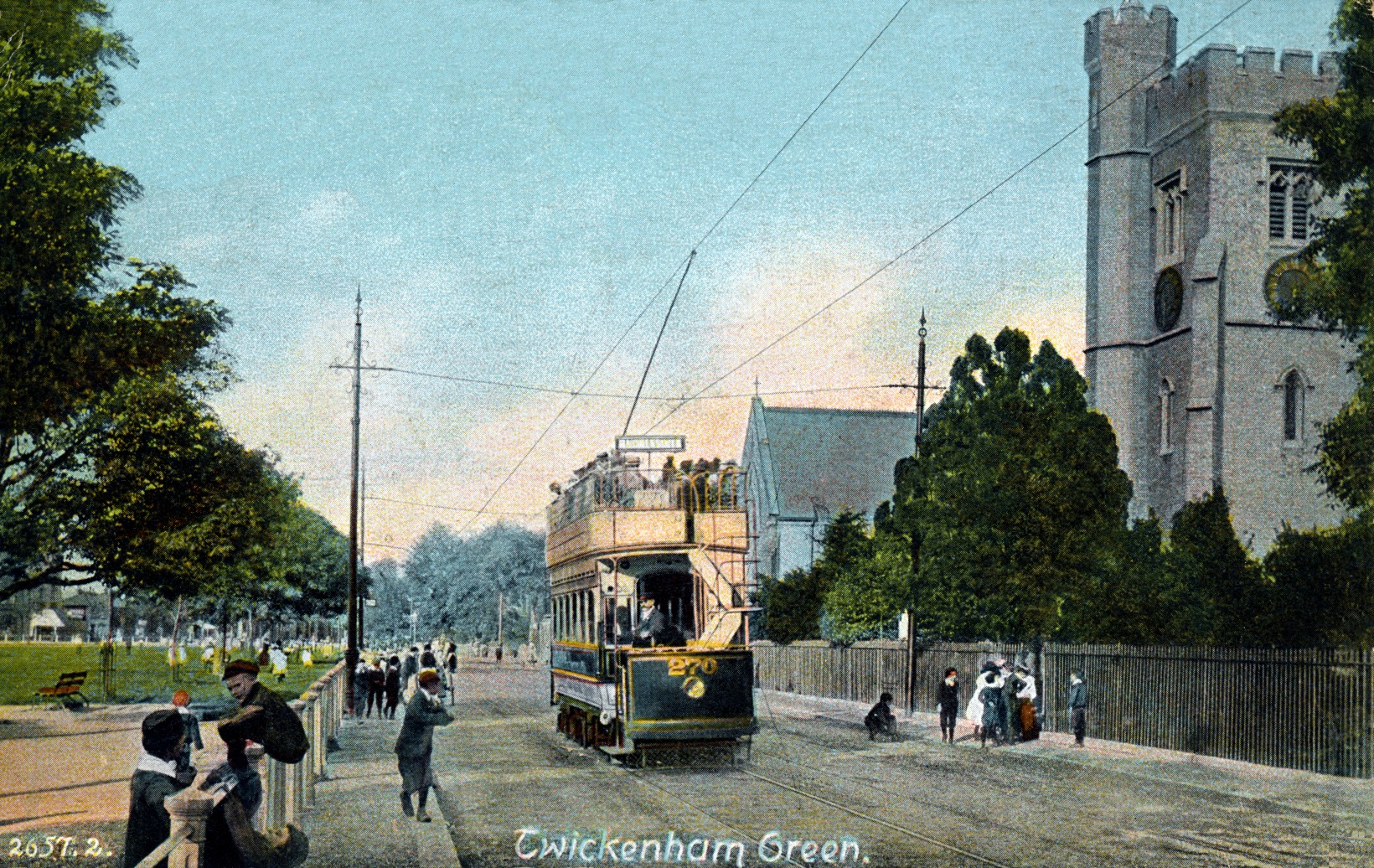 Twickenham Green,street-townscape,trams